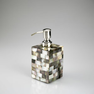 Soap Dispenser in Indonesian Black Mother Of Pearl