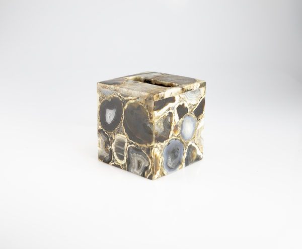 Black Agate Tissue Box