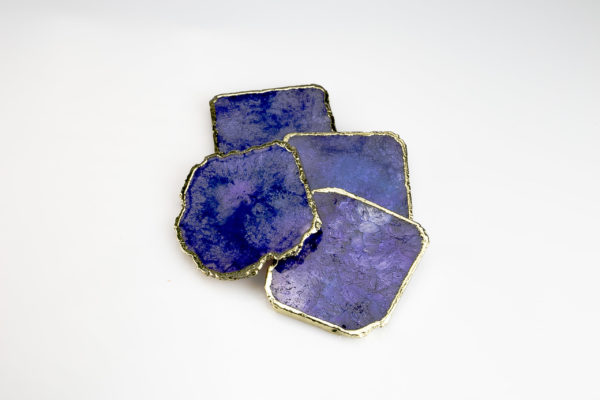 Indigo Agate Aventurine Coaster set