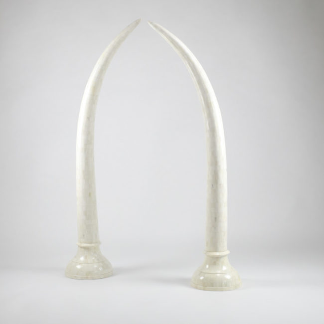 Camel Bone Faux Elephant Tusks