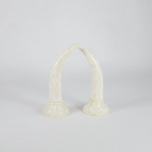 CAMEL BONE FAUX ELEPHANT TUSKS